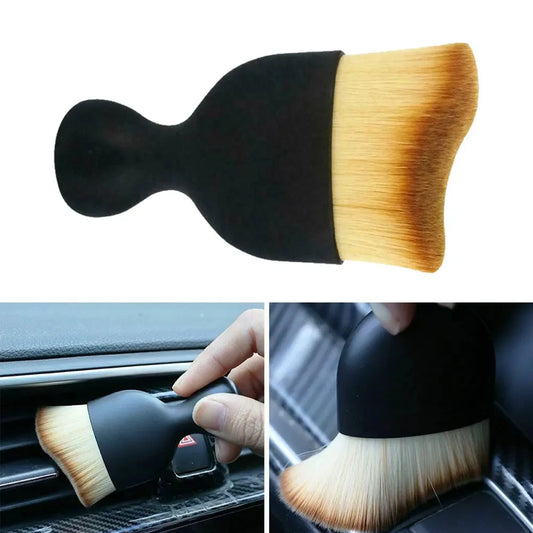 2Pcs Car Interior Soft Dust Cleaning Brush – For Car Detailing & Keyboard Gap Cleaning