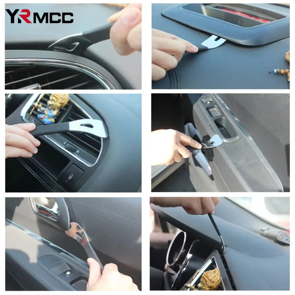 Car Trim Removal Pry Tool – Dual-End Stainless Steel Panel & Fastener Lever