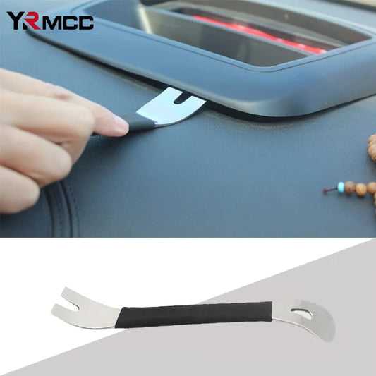 Car Trim Removal Pry Tool – Dual-End Stainless Steel Panel & Fastener Lever